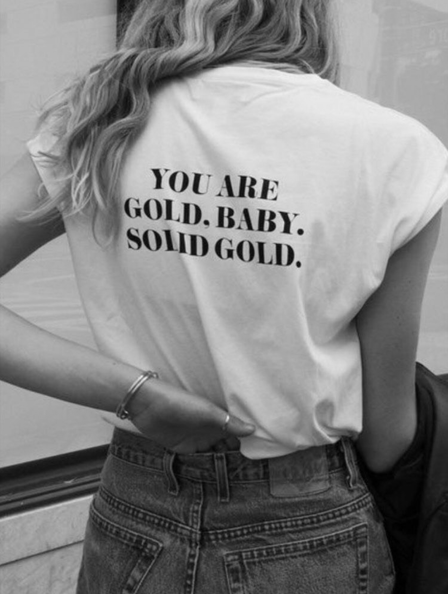 Дамска тениска you are gold baby