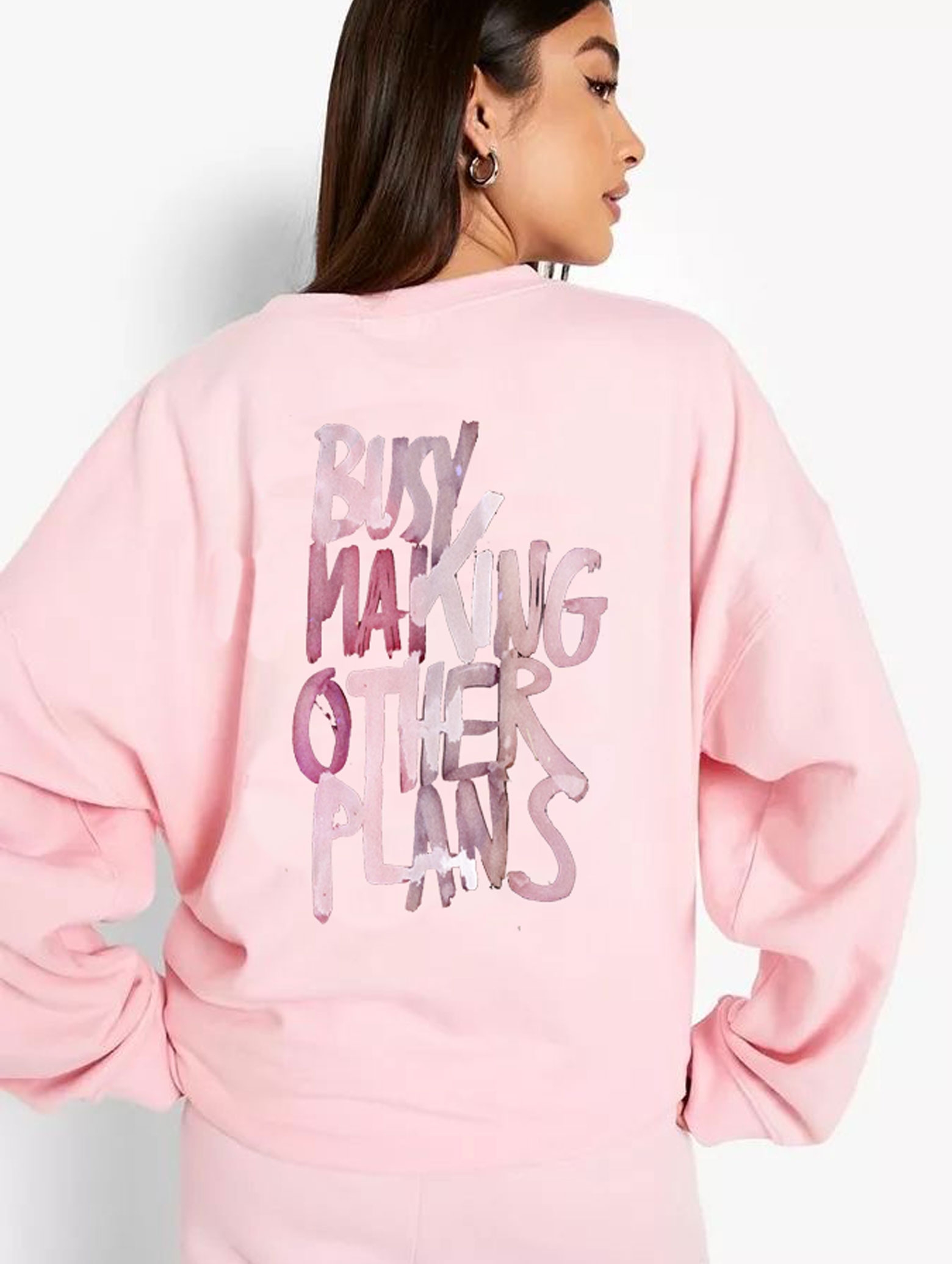 Ватиран суичър  Pink 4