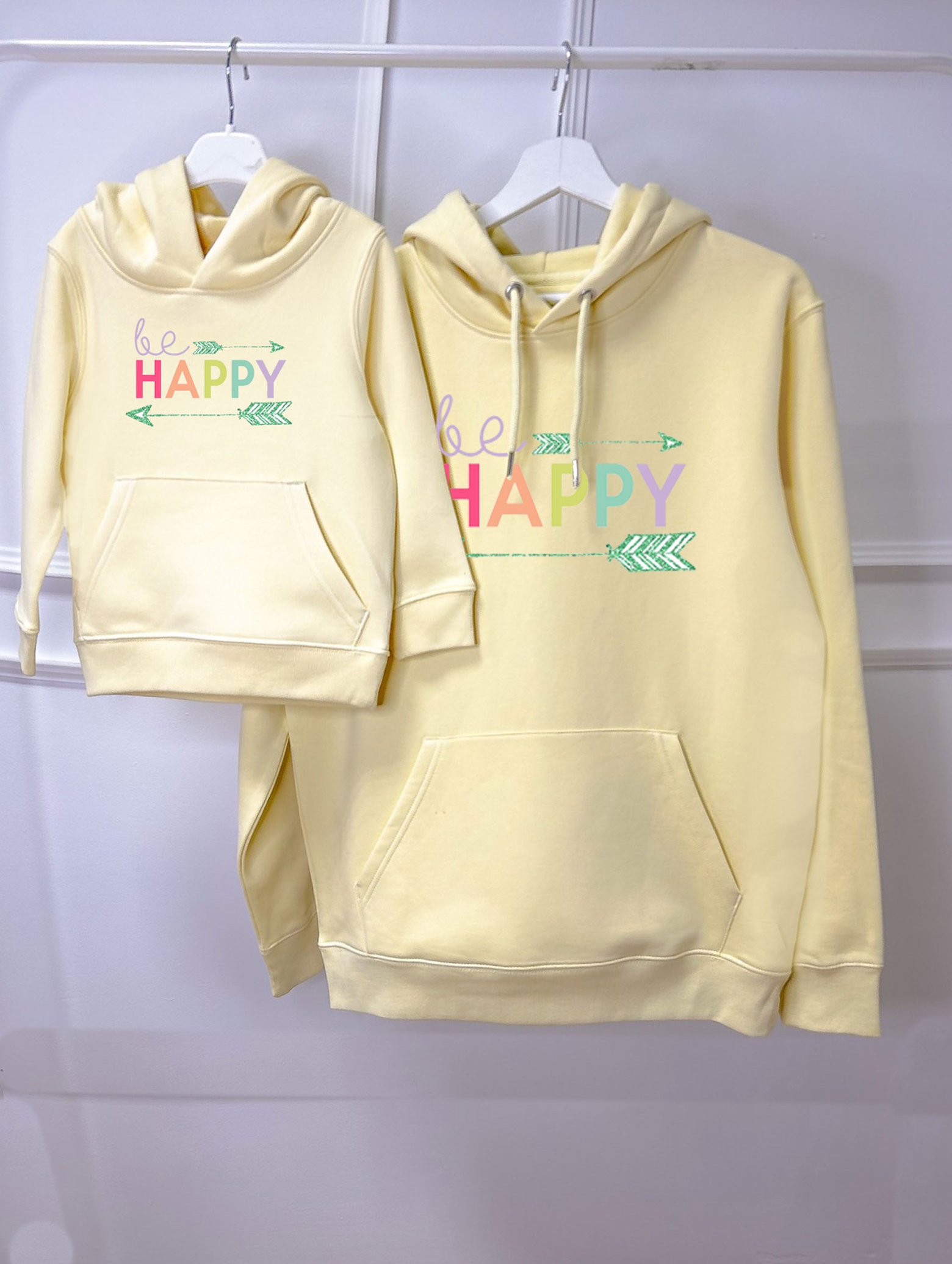 Детска ватирана суичър happy