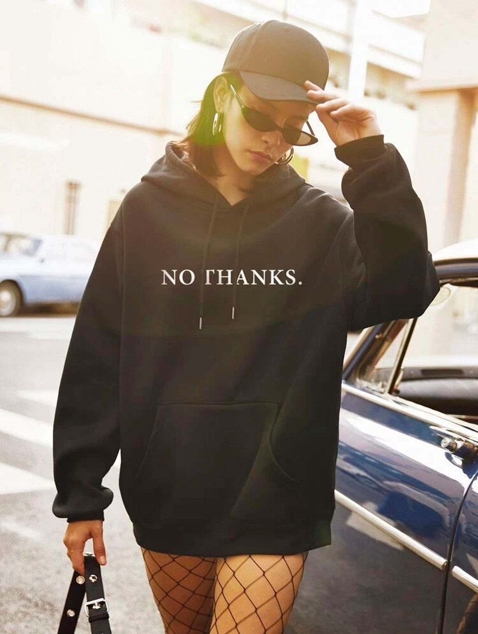 Широк Суитшърт No thanks