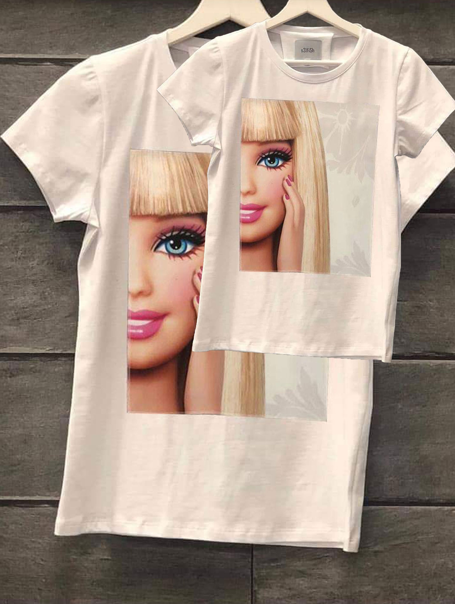 Тениска Barbie face 007