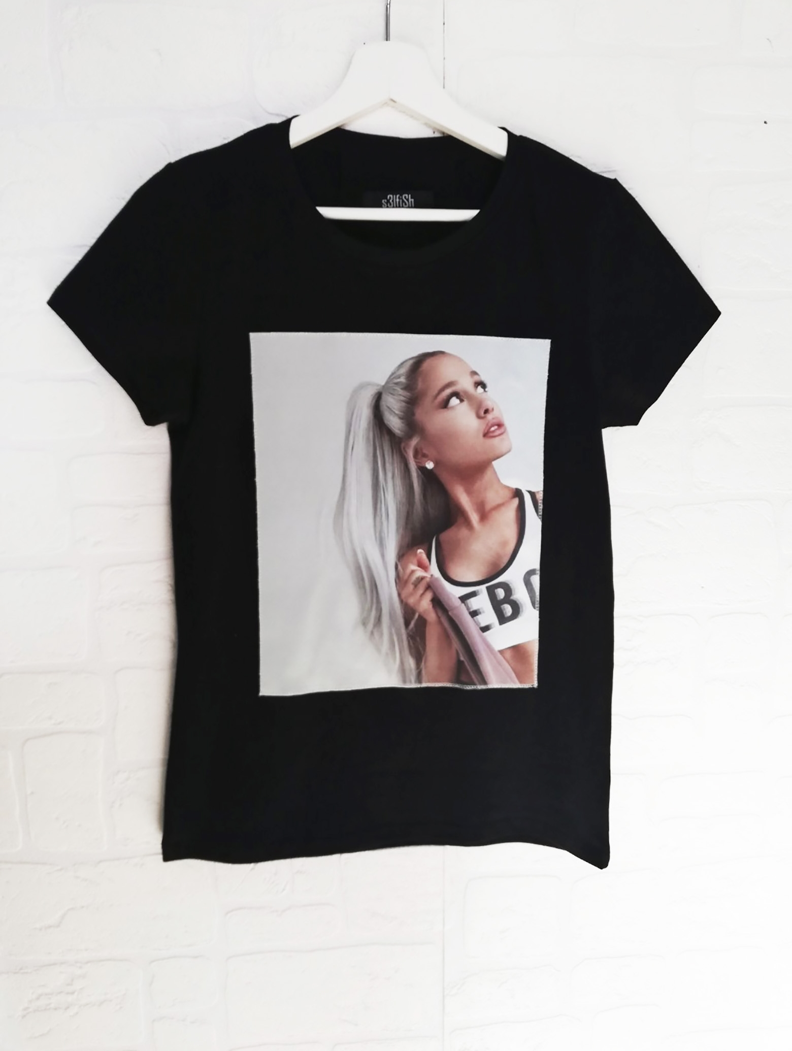 Дамска/Детска Тениска Аriana Grande черна