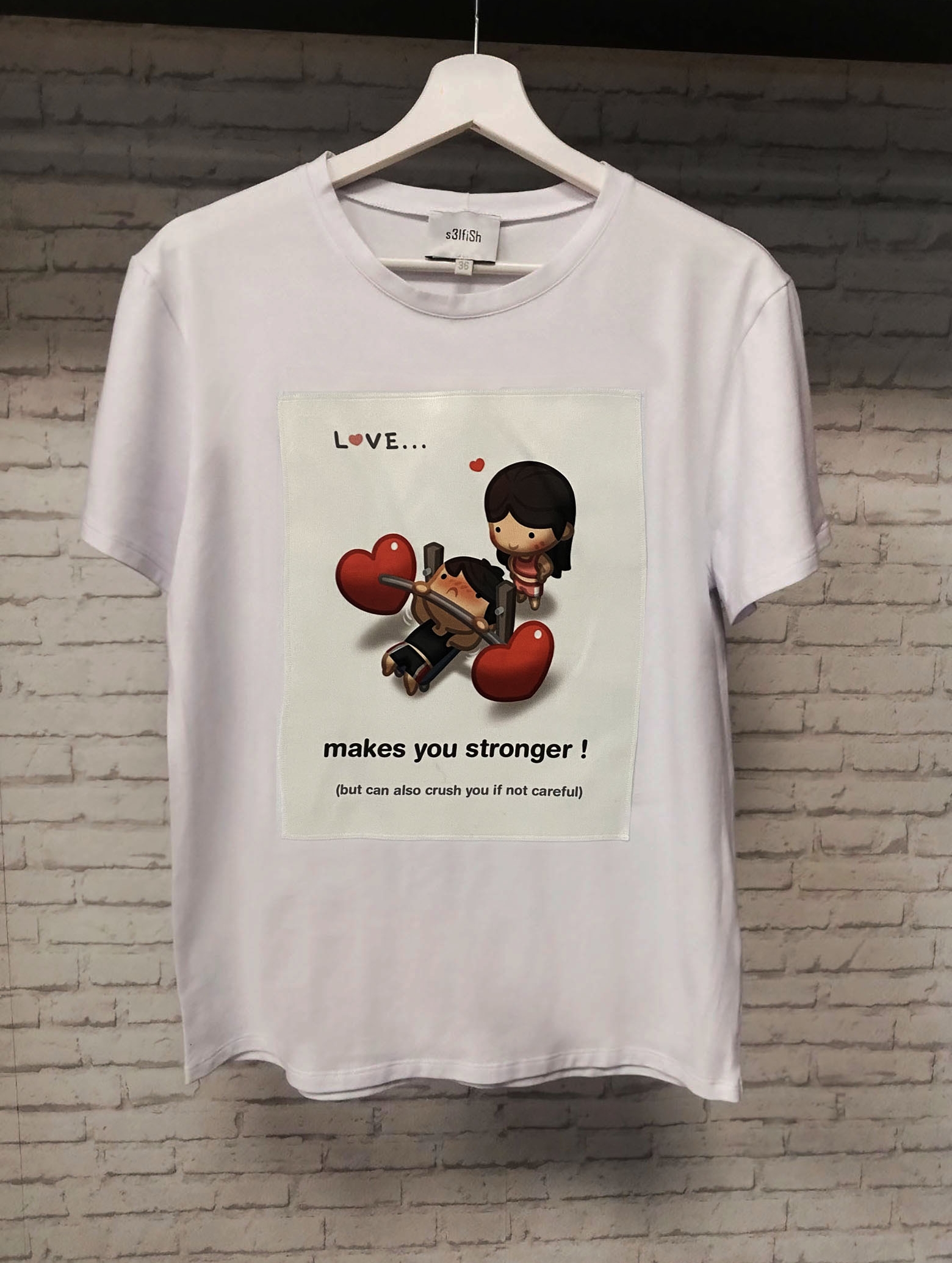 Дамска/Мъжка тениска love you