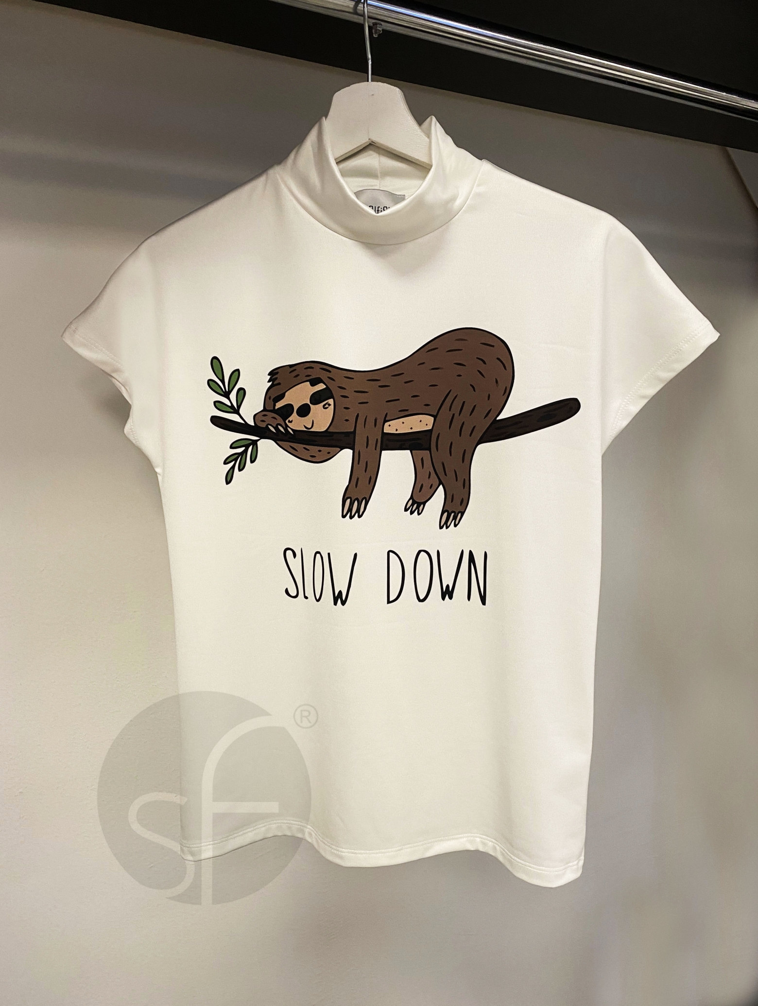 Поло с къс ръкав Slow down
