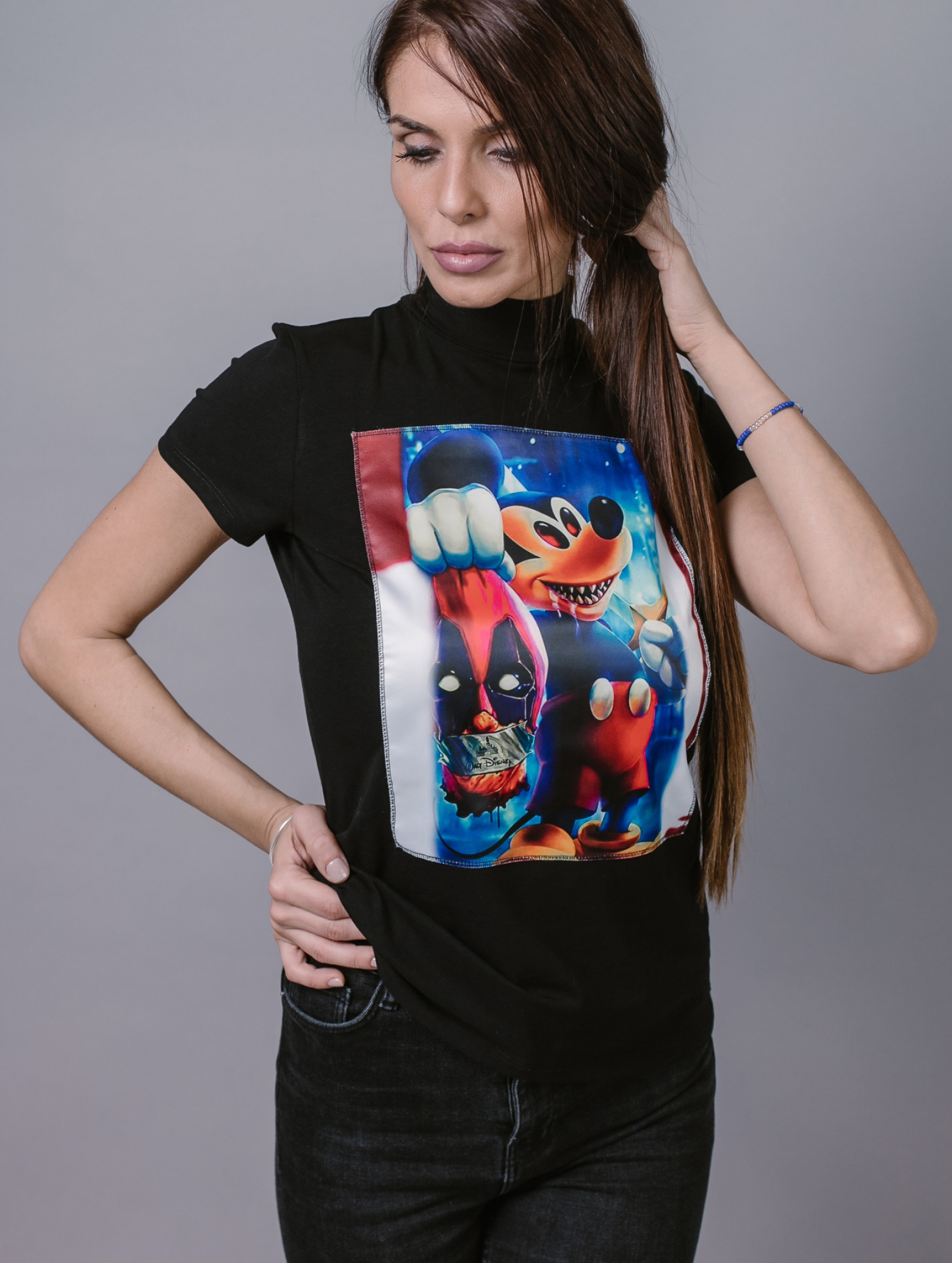 Поло с къс ръкав Darkness Micket Mouse 020