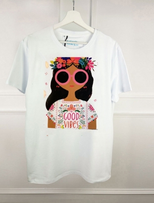 Дамска тениска  Good Vibes girl