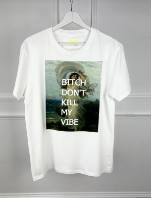 Широка тениска Don't kill my vibe