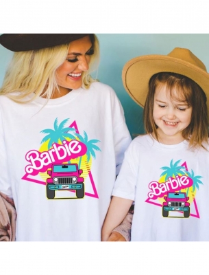 Дамска/Детска Тениска Traveling Barbie
