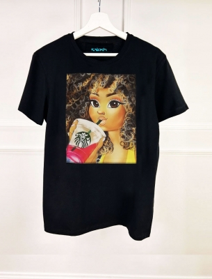 Тениска Star черна
