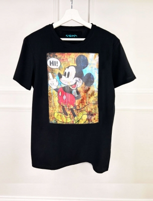 Дамска тениска  Hi Mickey black