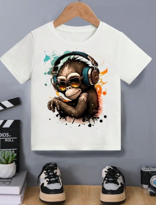Детска Тениска Musical Monkay
