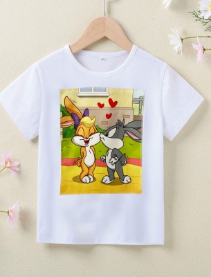 Детска Тениска bunny kiss