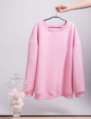 Ватиран суичър  Pink 4