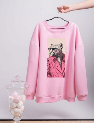 Ватиран суичър Pink 5