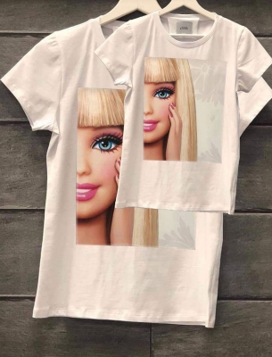 Тениска Barbie face 007
