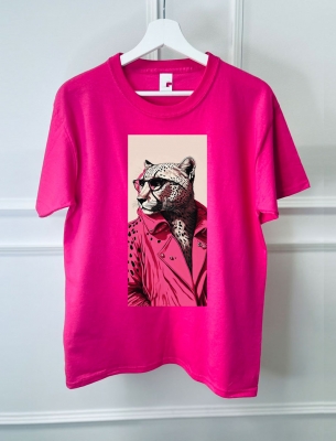 Тениска Dark pink