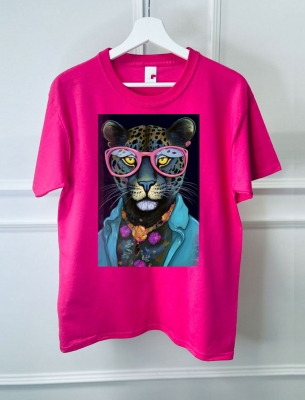 Тениска hello pink