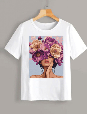 Тениска love flovers white