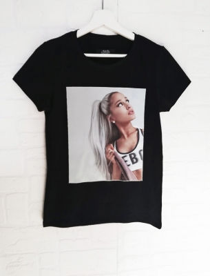 Дамска/Детска Тениска Аriana Grande черна