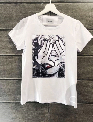 Дамска Тениска Monroe Skull