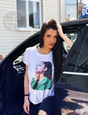 Дамска тениска Ariana Grande white