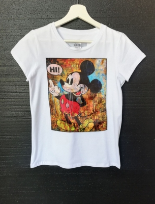 Дамска тениска Hi Mickey