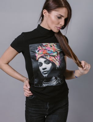 Поло с къс ръкав African girl 017