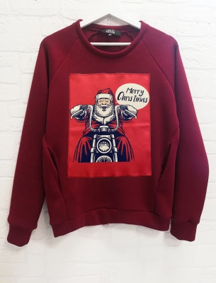 Дамски/Детски Суйтшърт Merry Christmas br red