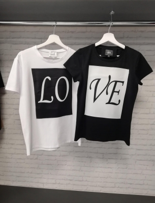Дамска/Мъжка тениска Love