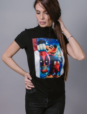 Поло с къс ръкав Darkness Micket Mouse 020