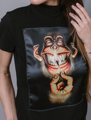 Поло с къс ръкав Midnight Monkey 023