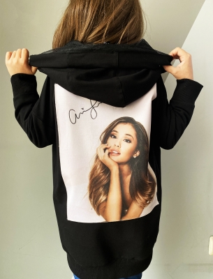Удължен детски суйтшърт с дълъг ръкав и качулка Ariana