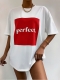 Широка тениска Perfect