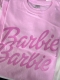 Широка тениска BARBIE pink