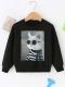 Детски Суйтшърт Cat