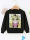 Детска ватирана блуза Barbie