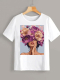 Тениска love flovers white