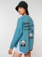 oversize суичър със цепки don't follow me